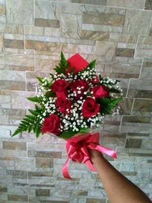 Bouquet 6 Rosas Rojas