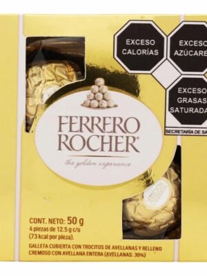 caja pequena de chocolates ferrero rocher