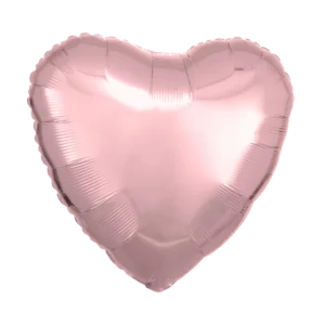 globo de corazon rosado