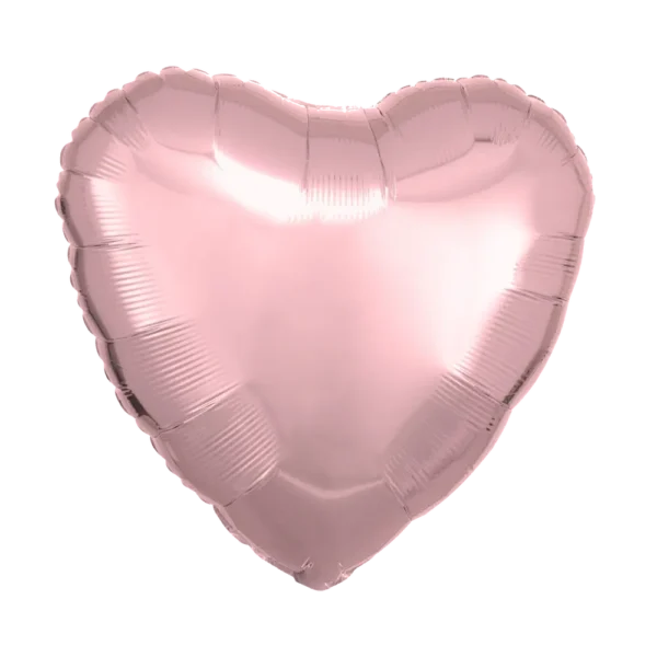 globo de corazon rosado