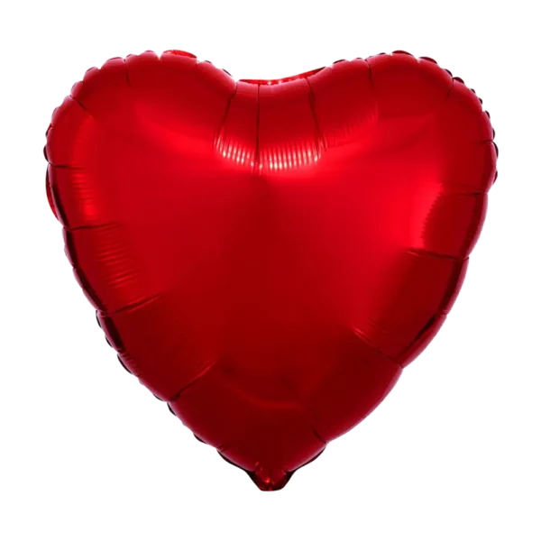 globo de corazon rojo